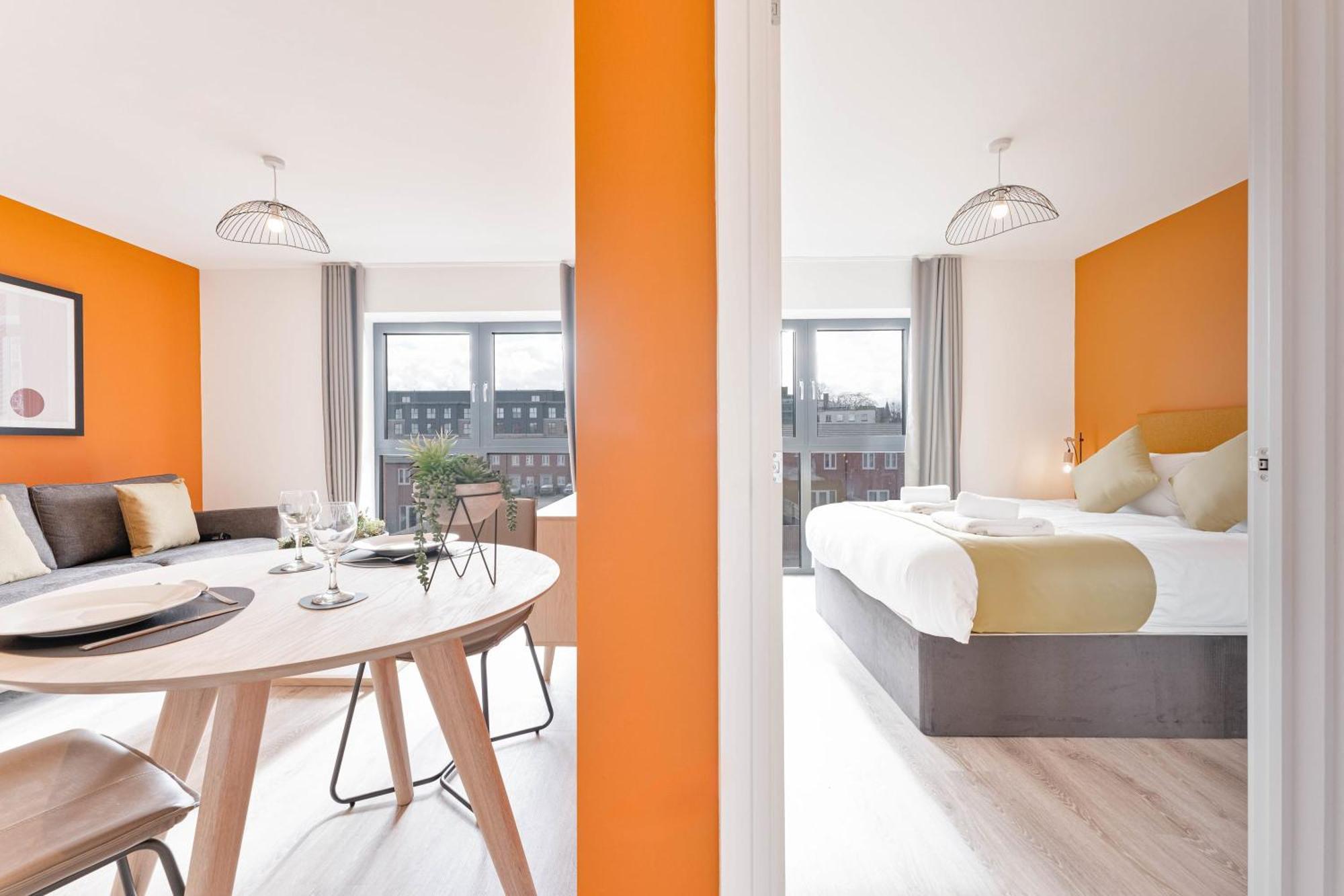 Stayzeni, Hardwick House Derby Modern 1 Bed Flat Exterior foto